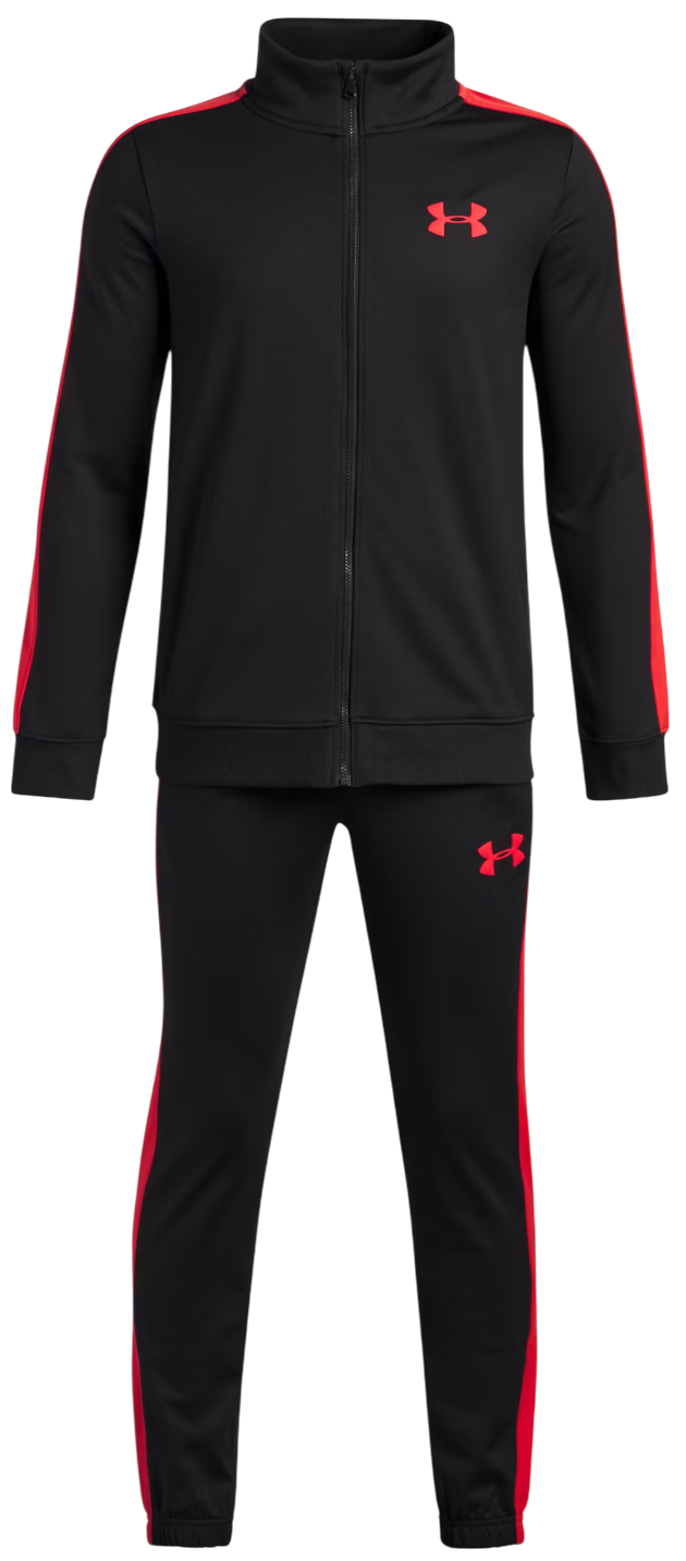 Træningsdragt Under Armour Rival Knit Track Suit Sort | 1363290-006
