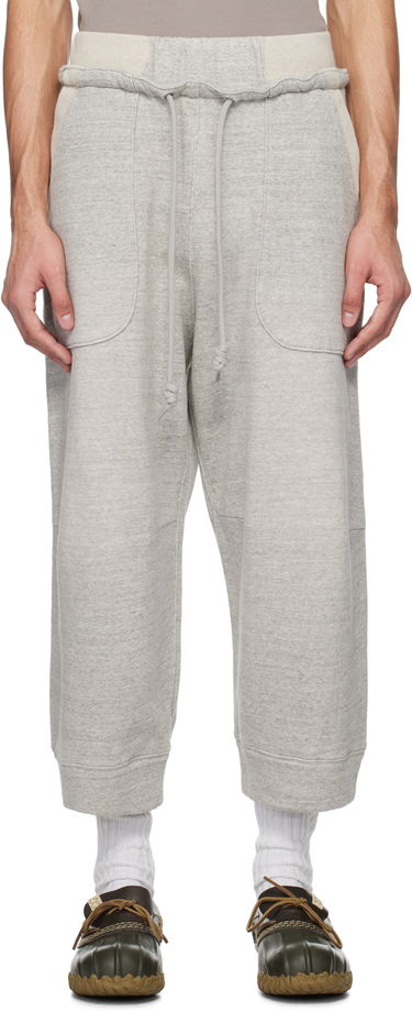 Joggingbukser R13 R13 Deconstructed Cropped Sweatpants Grå | R13MK254-001BH, 0