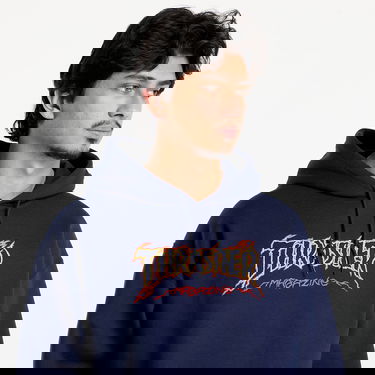 Sweatshirt Thrasher Cracked by Exteenager Hoodie Mørkeblå | 145776, 1