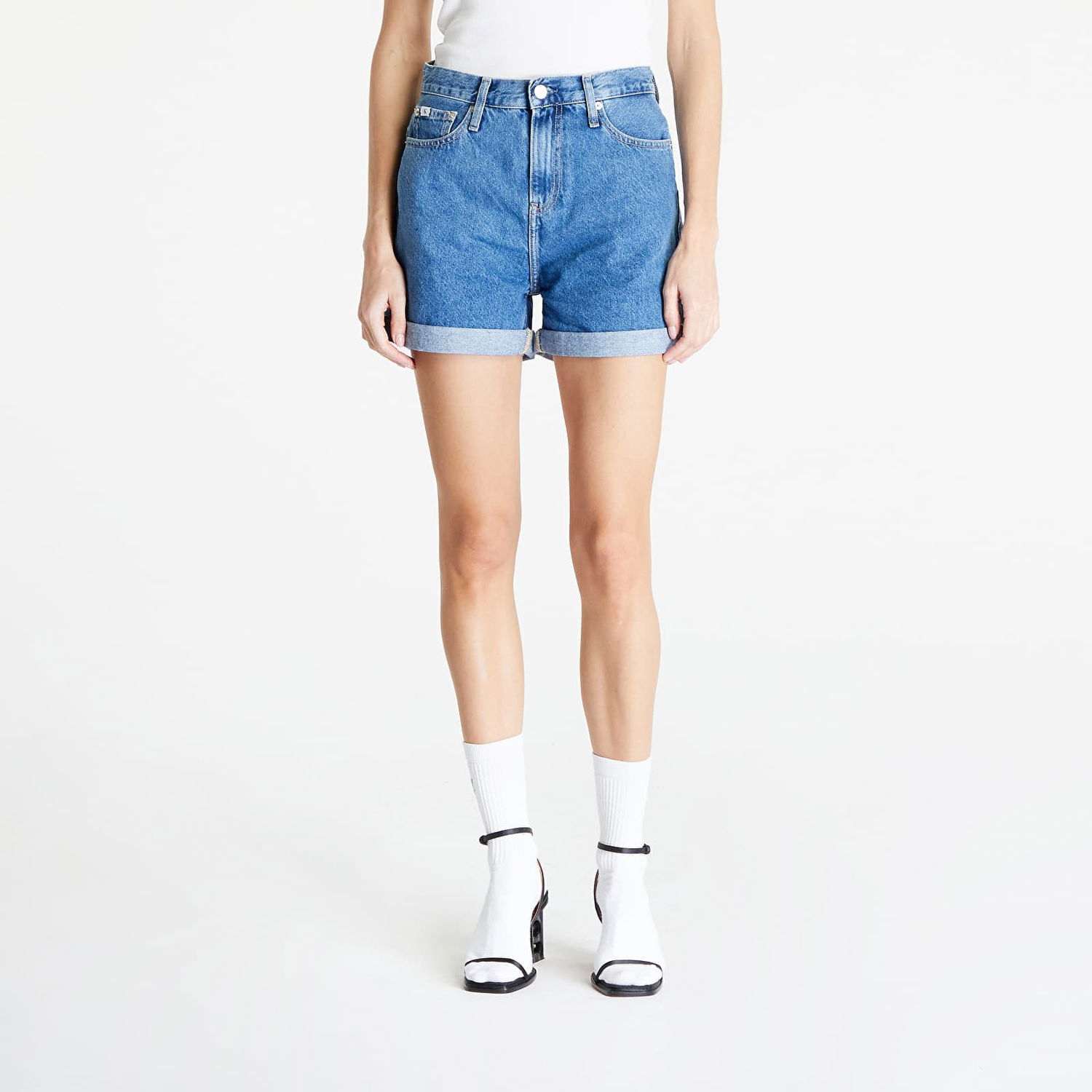 Shorts CALVIN KLEIN Jeans Mom Short Blå | J20J222801 1A4, 0