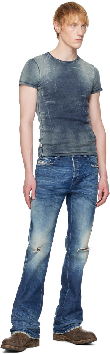 T-shirt Diesel Diesel T-Hans Slim Fit T-Shirt Blå | A17994-0HJBE-01, 3