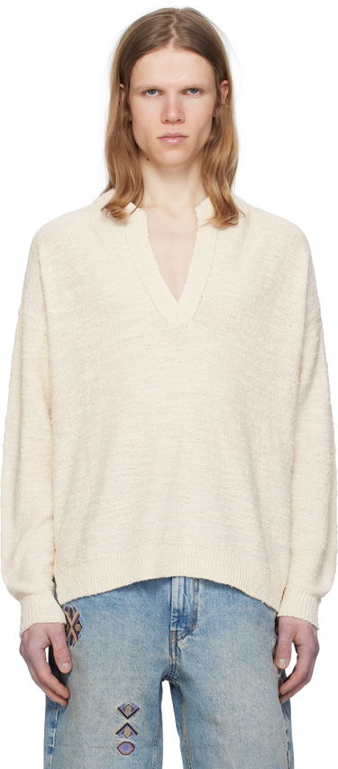 Sweater ISABEL MARANT Isabel Marant Arnold V-Neck Sweater Hvid | PU0679HA-C2L02H, 0