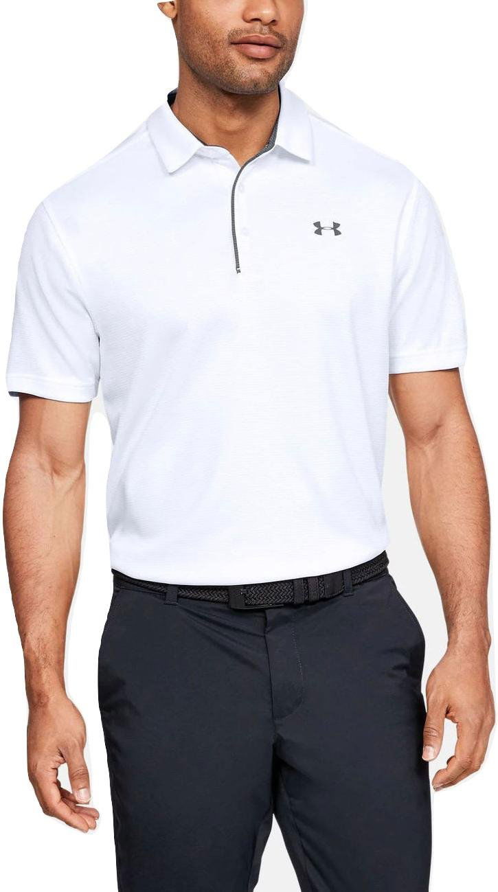 Polo skjorte Under Armour Tech Hvid | 1290140-100, 0