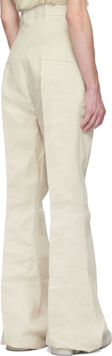 Bukser Rick Owens Rick Owens Hollywood Dirt Bolan Flare Trousers Beige | RR01E5351 TWL, 2