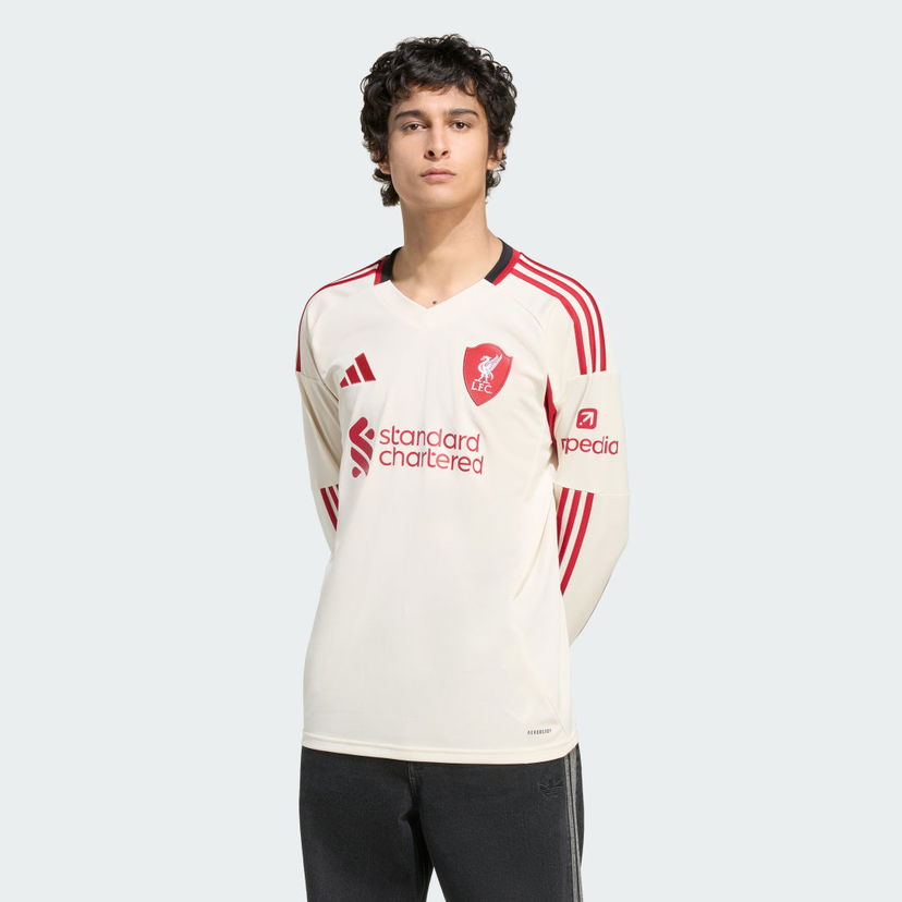 Jersey adidas Performance Liverpool FC 25/26 Long Sleeve Away Jersey Beige | JV6448