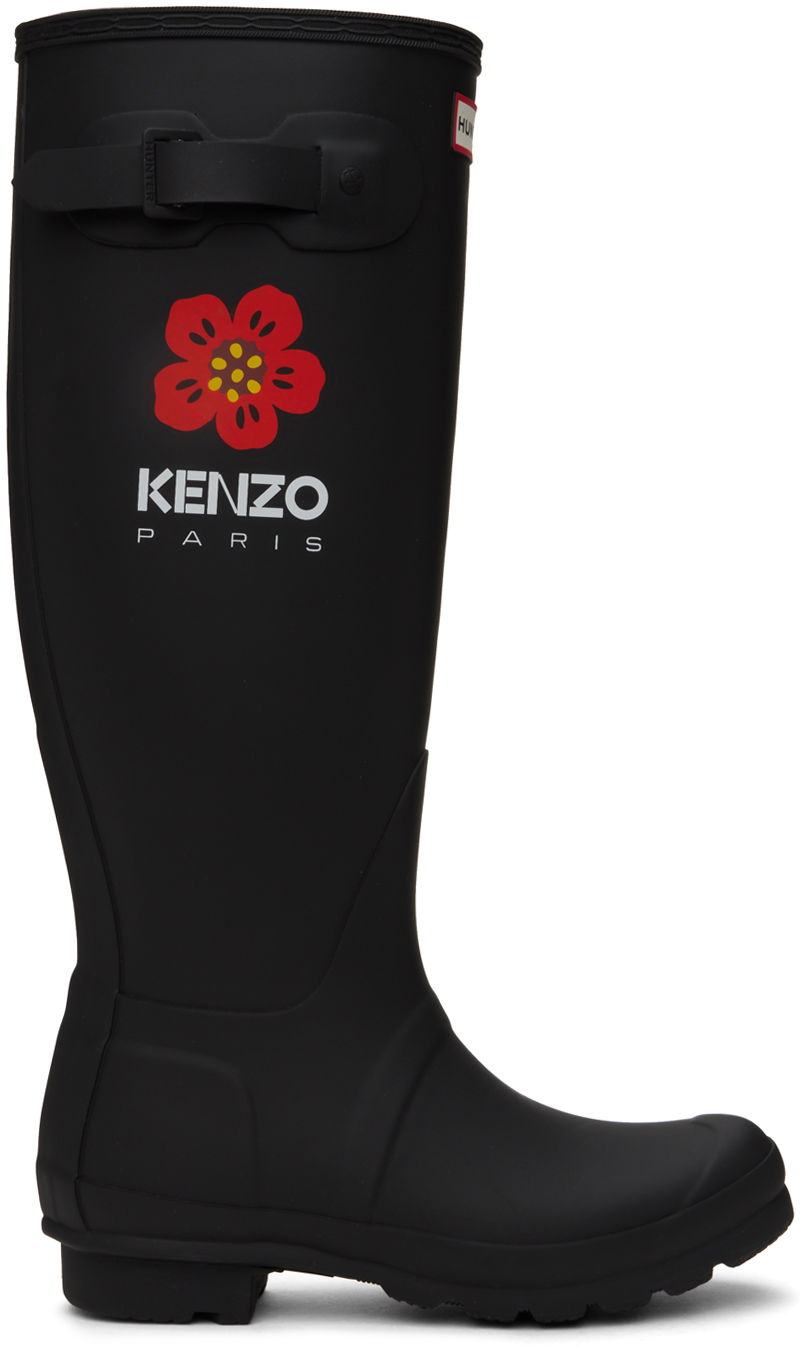 Sneakers og sko KENZO Paris Hunter Edition Wellington Boots "Black" Sort | FD65BT901R91, 0