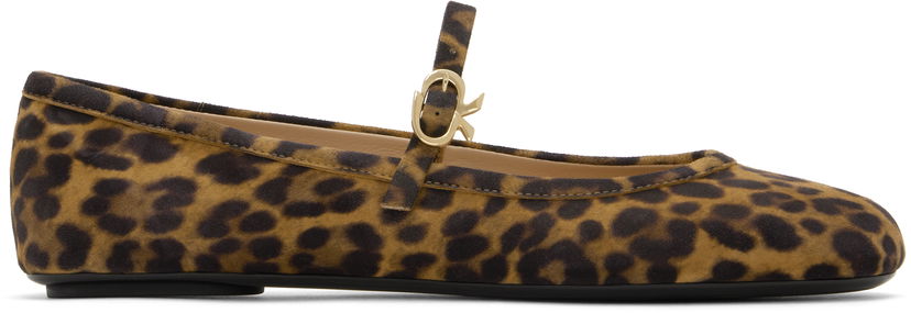 Sneakers og sko Gianvito Rossi Carla Ballerina Flats Brun | G22223-05GOM-CMD