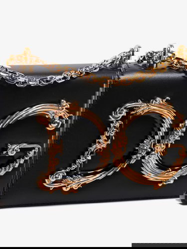 Skuldertaske Dolce & Gabbana Dolce & Gabbana Devotion Shoulder Bag Sort | BB6498AZ80180999, 4