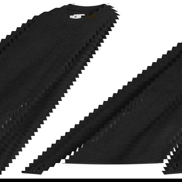 Sweatshirt Snow Peak Thermo Control Fleece Crewneck Pullover with Zippered Pockets Sort | SW-25AU0050-BLK, 0