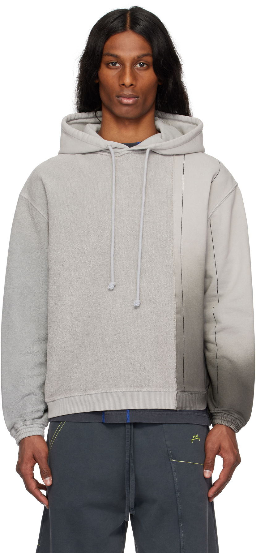 Sweatshirt A-COLD-WALL* A-COLD-WALL* Dial Panel Hoodie Grå | ACWMW214