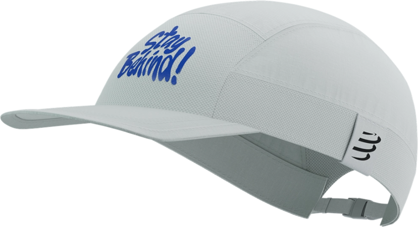 Kasket Compressport 5 Panel Light Cap Stay Behind Hvid | xhwu1192007