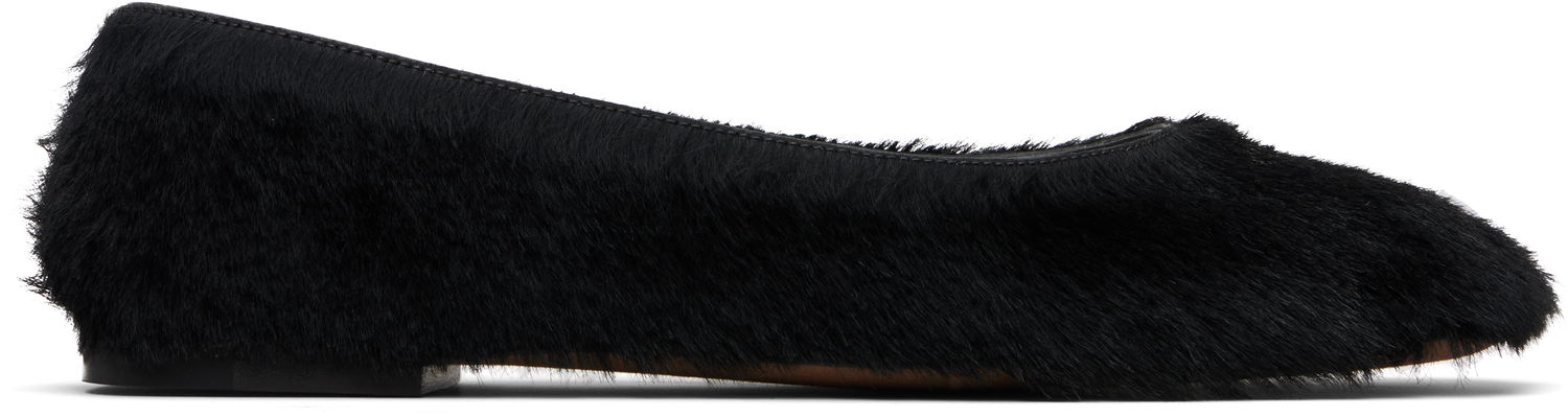 Tøj The Row The Row Square Ballerina Flats Sort | F1598-L315, 0