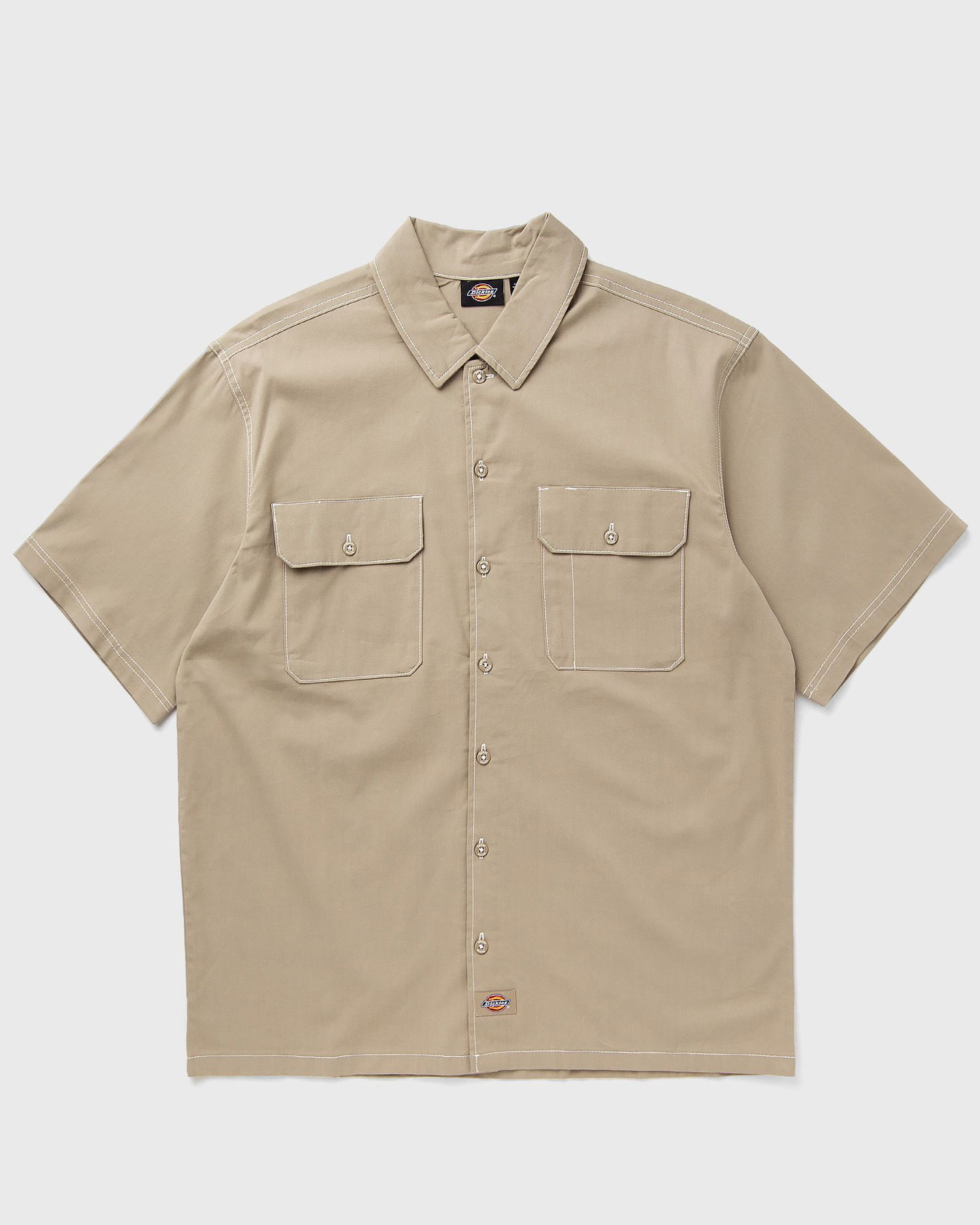 Skjorte Dickies Riverbend Work Shirt Beige | DK0A4Z7R0DS1, 0