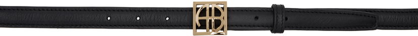 Bælter Anine Bing Leather Belt With Metal Buckle Sort | A-12-10461-000