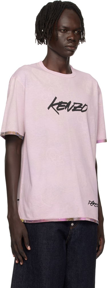 T-shirt KENZO Kenzo Paris Futura 2000 Edition Reversible T-Shirt Lyserød | FF65TS2584SG, 1