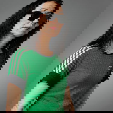 T-shirt adidas Originals Adicolor 70s Knit Tee Grøn | IK7844, 5