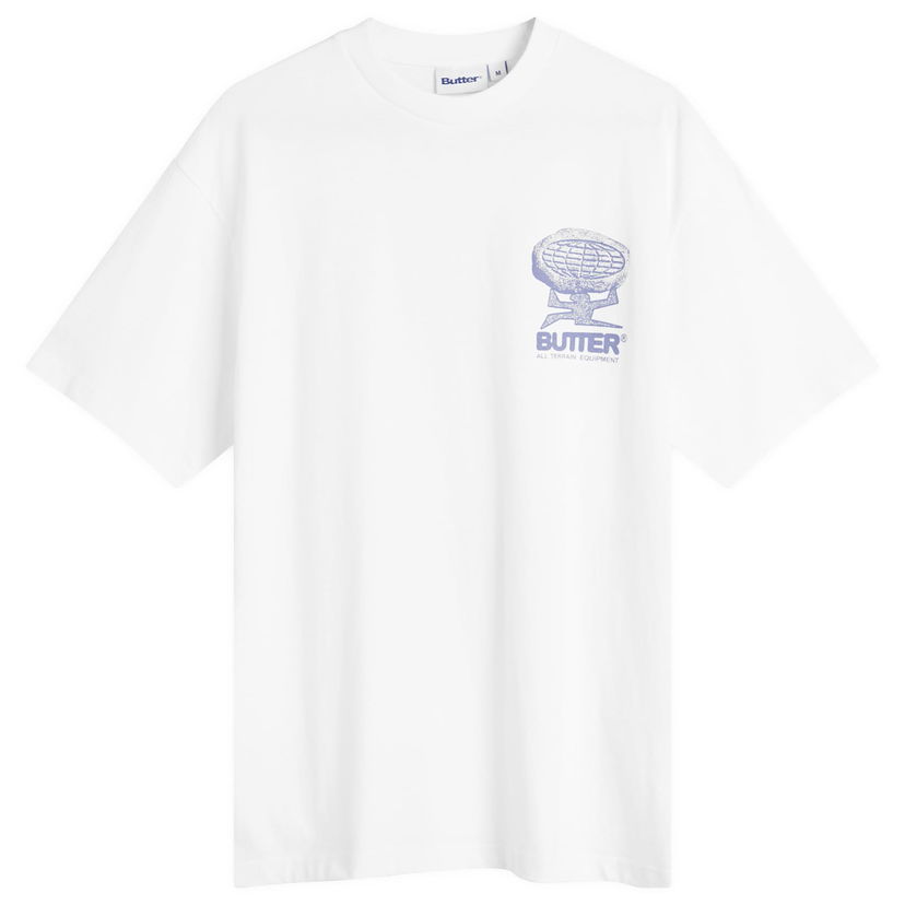 T-shirt Butter Goods Terrain Graphic Tee Hvid | BG252107-WHT