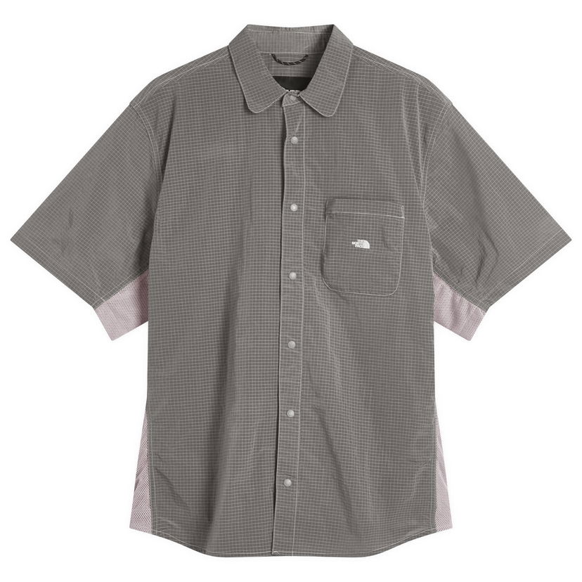 Skjorte The North Face Fabric Mix Short Sleeve Shirt Grå | NF0A8CKHA0M