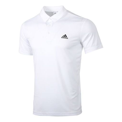 Polo skjorte adidas Originals Fab Lapel Short Sleeve Polo Shirt Hvid | CV8321