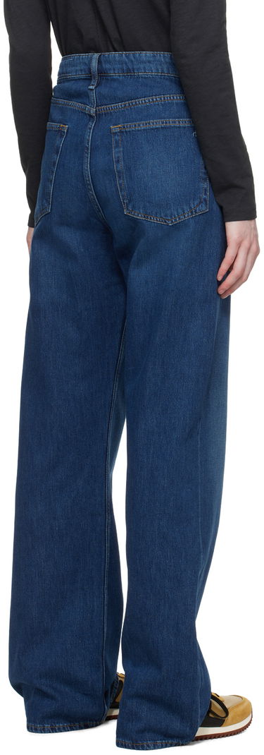 Jeans rag & bone Rag & Bone Indigo Logan Wide Leg Jeans Blå | WDD23F2935BOAN, 2