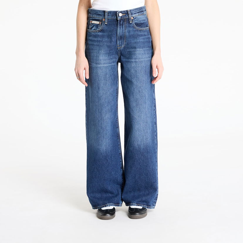 Jeans CALVIN KLEIN Calvin Klein Jeans The Wide Leg Tinted Jeans 31 Blå | LV047B933G VSM
