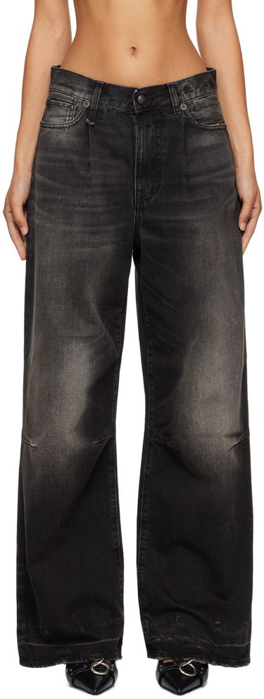 Jeans R13 R13 Wayne Wide-Leg Jeans Sort | R13WD146-D262C, 0