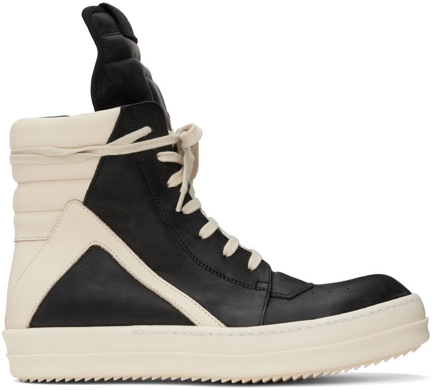 Sneakers og sko Rick Owens Geobasket Sort | RU01D3894 LOOLCO, 0
