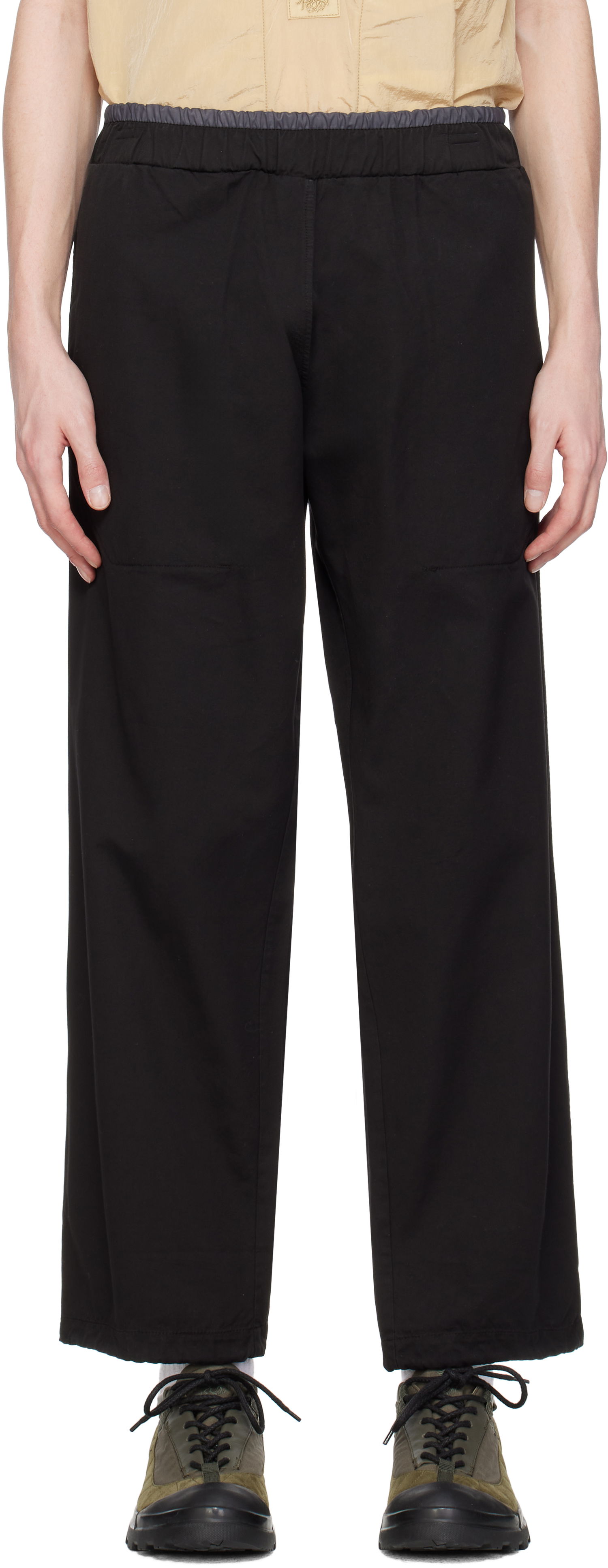 Bukser Ranra RANRA Way Soft Cotton Track Pants Sort | AMSS25TP01507, 0