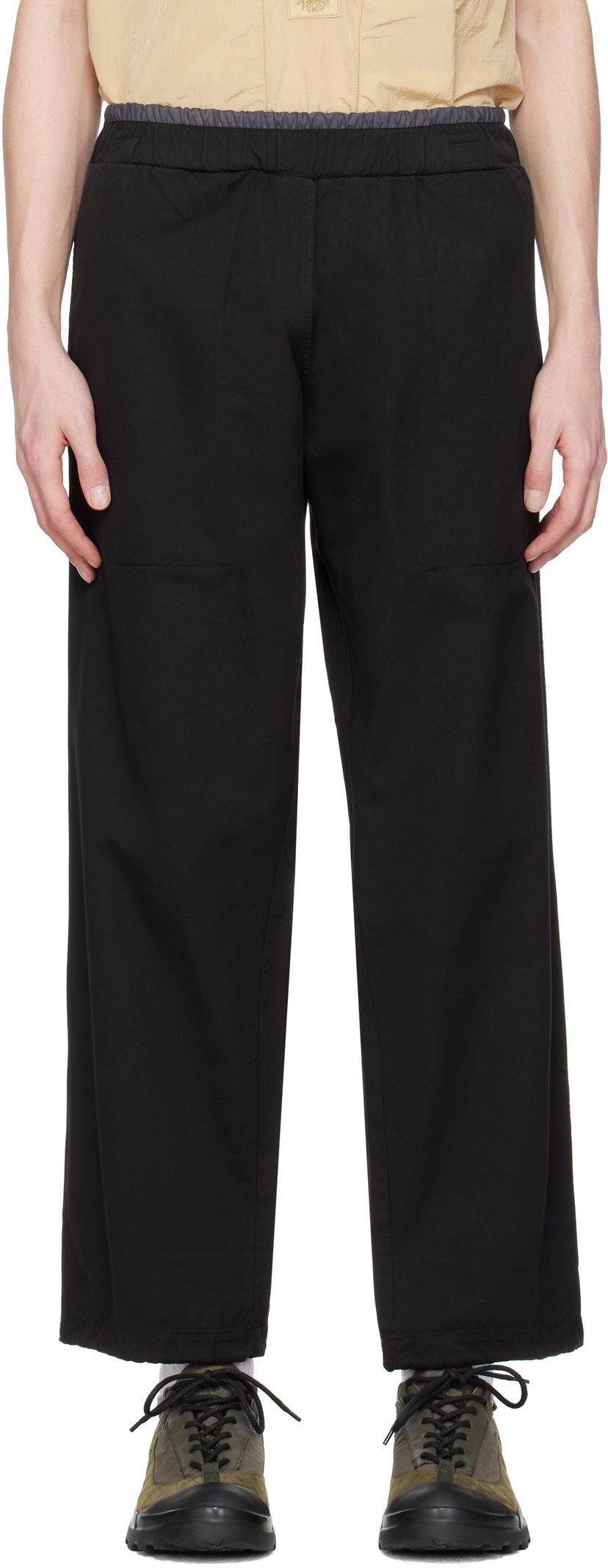 Bukser Ranra RANRA Way Soft Cotton Track Pants Sort | AMSS25TP01507