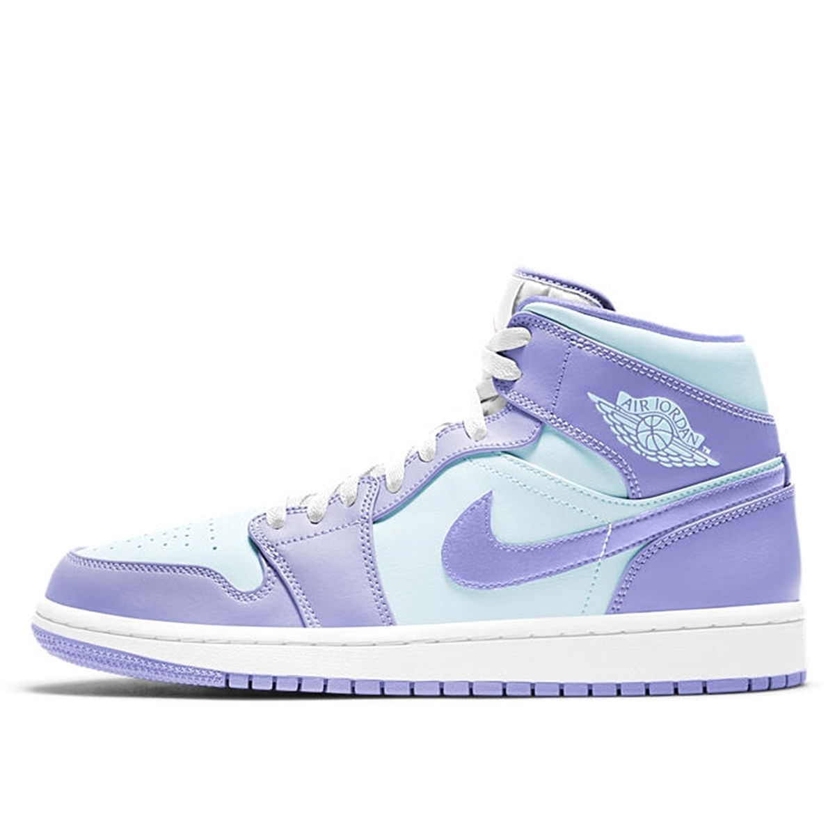 Sneakers og sko Jordan Air Jordan 1 Mid "Purple Pulse Glacier Blue" Turkis | 554724-500, 1