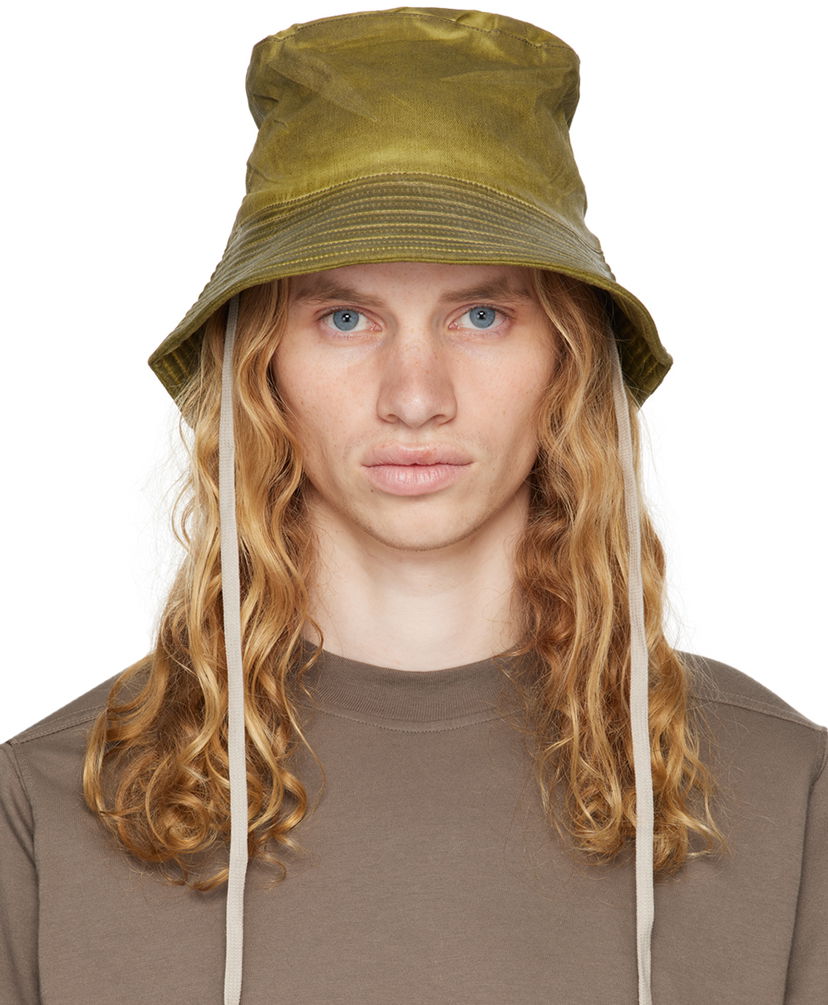 Hat Rick Owens Bucket Hat Gilligan Grøn | DA02D2479 HSCF