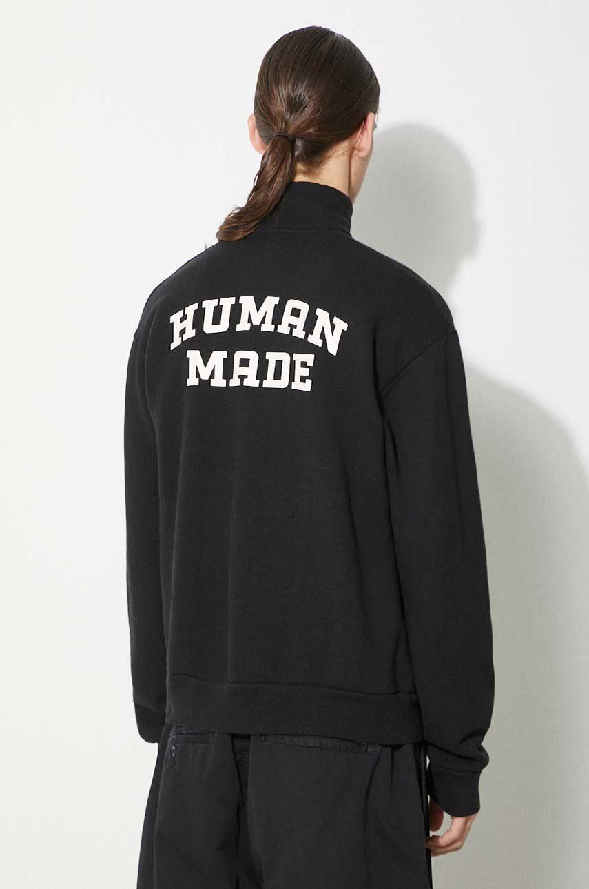 Sweatshirt Human Made Military Half-Zip Printed Sweatshirt Sort | HM27CS021, 1