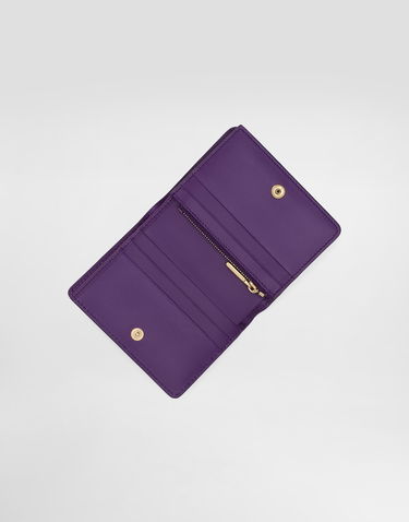 Tegnebog Dolce & Gabbana Dolce & Gabbana Calfskin Continental Wallet with Majolica Print Lilla | BI1211AO026I03TN, 3