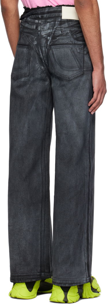 Jeans Ottolinger Ottolinger Double Fold Jeans Sort | 1702812, 2