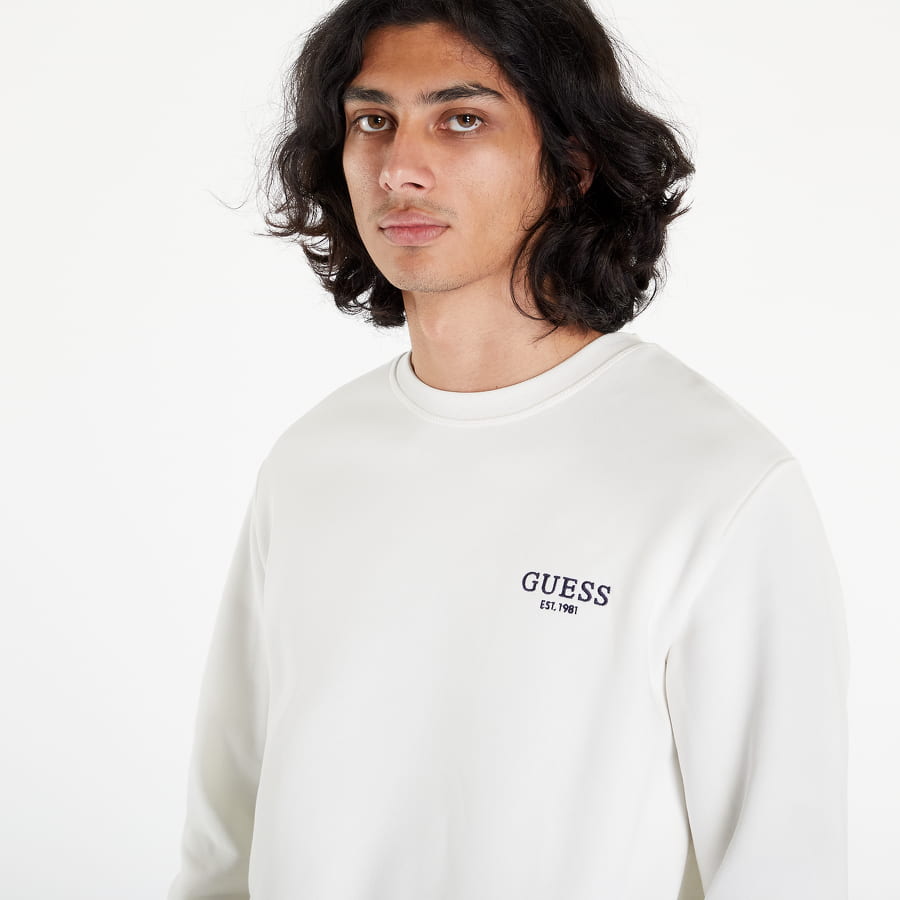Sweatshirt GUESS Hoodie Ermes Cn Fleece Beige | M2BQ19KBD10-G9H9, 1