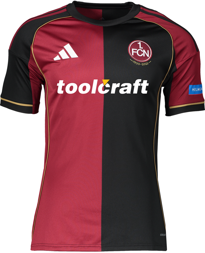 Jersey adidas Originals 1. FC Nürnberg Home Jersey 2025/26 Rød | 6fcnjj2751