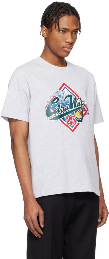T-shirt Casablanca Casablanca Casa Way World Series Print T-Shirt XXL Grå | MS25-JTS-001-02, 2