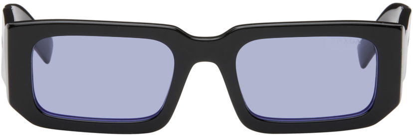 Solbriller Prada Symbole Rectangular Sunglasses Sort | 0PR 06YS 02Z01O 8056597541787