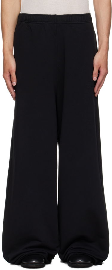 Joggingbukser Maison Margiela MM6 Maison Margiela Cotton Wide-Leg Sweatpants Sort | SH0KA0057 M25025, 0
