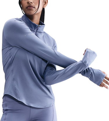 T-shirt Nike Swift Long Sleeve Half-Zip Top with Thumbholes Blå | hq0499-499, 0
