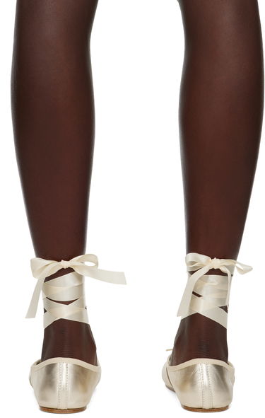 Tøj Repetto Repetto Sophia Ballerina Flats Metalisk | V4109AGM, 1