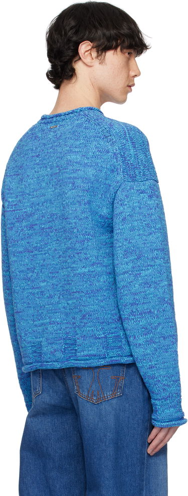 Sweater JW Anderson JW Anderson Space Dye Jumper Blå | KW1350-YN0409-825, 3