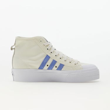 Sneakers og sko adidas Originals Nizza Platform Mid W Off White/ Blue Fusion/ Cloud White Hvid | FZ6189, 1