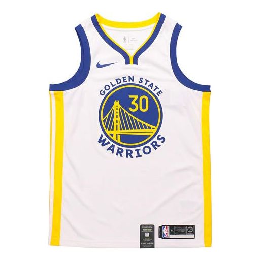 Jersey Nike NBA Swingman Jersey Golden State Warriors Stephen Curry Hvid | AV4945-101, 0