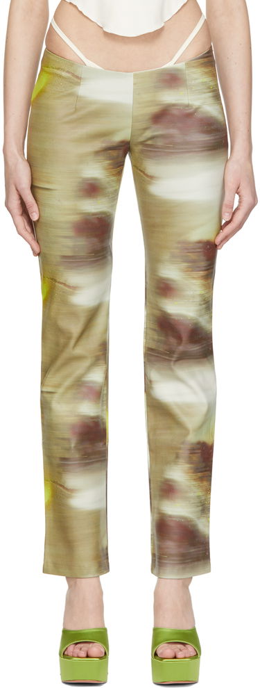 Bukser Miaou Miaou Rex Print Trousers Brun | 1021-CL, 0