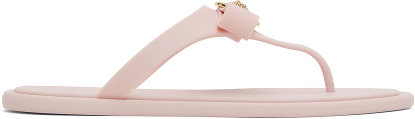 Badetøj Versace Versace Gianni Ribbon Flip-Flops Lyserød | 1018789_1A10983_1PT2V