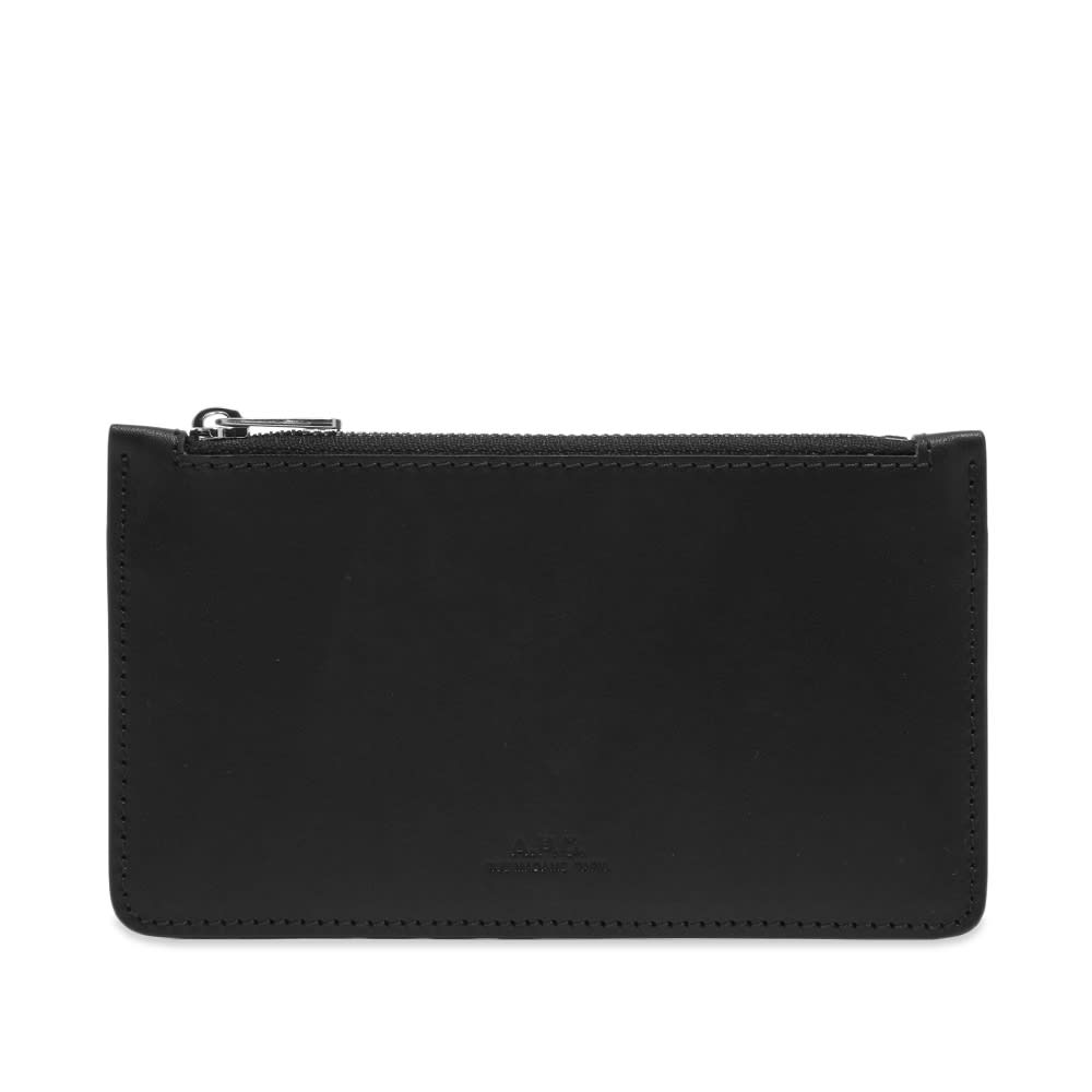 Tegnebog A.P.C. Walter Zip Card Wallet Sort | PXAWV-H63205-LZZ, 0