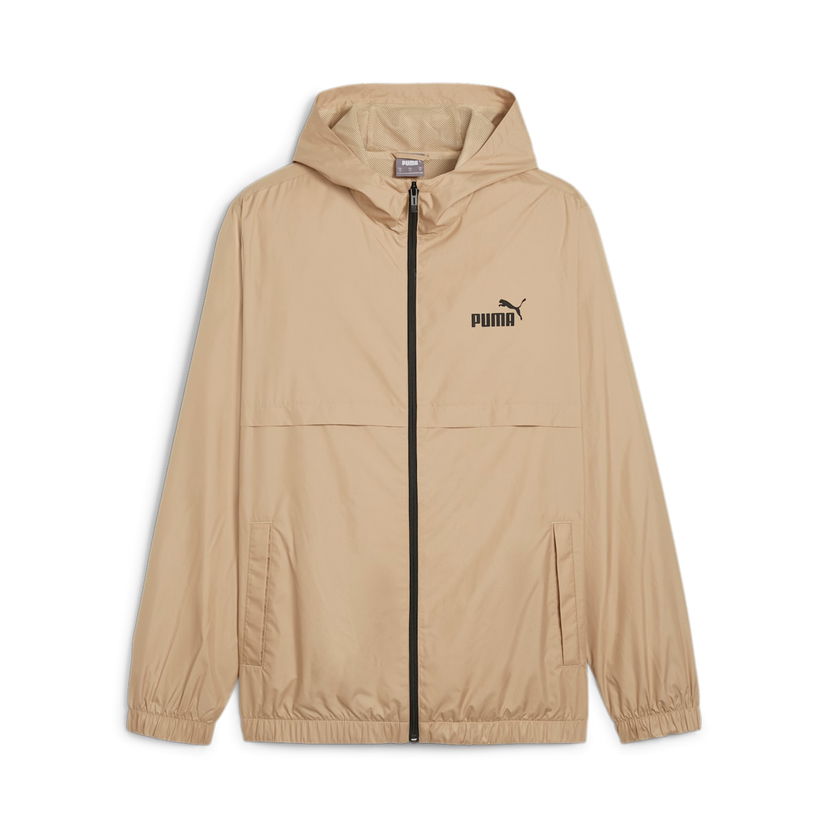 Vindjakke Puma Essentials Solid Windbreaker Jacket Beige | 847484-83