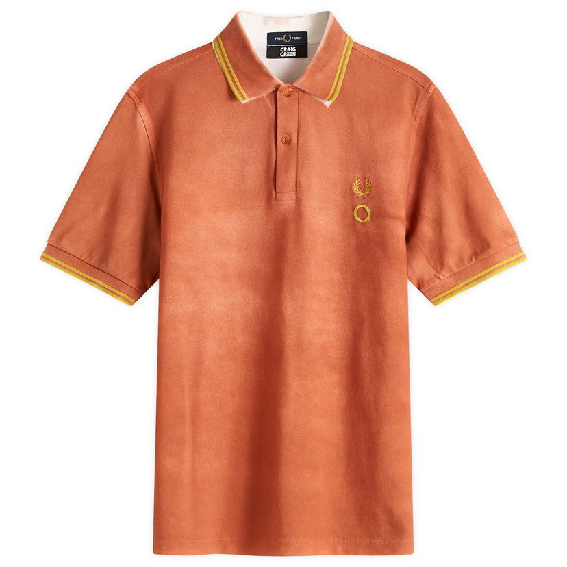 Polo skjorte Fred Perry Craig Green Tennis Polo Shirt, Size Large Orange | SM9150-Z38