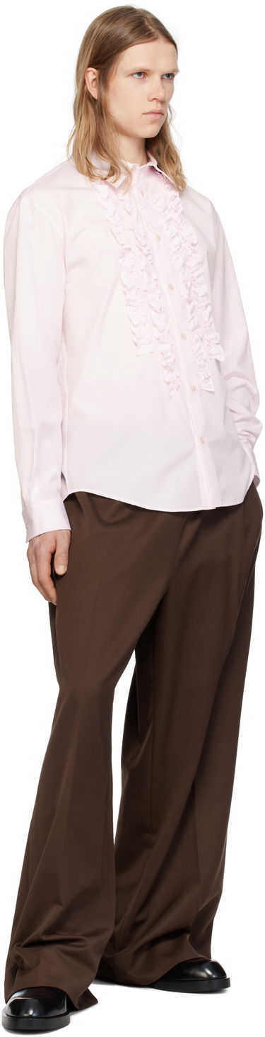 Skjorte Simone Rocha Simone Rocha Ruffle Prom Shirt Lyserød | 5340 1025, 3